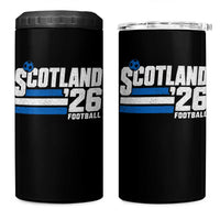 Scotland Football Fan 4 in 1 Can Cooler Tumbler Scottish Soccer Supporter Scottish Flag 2026