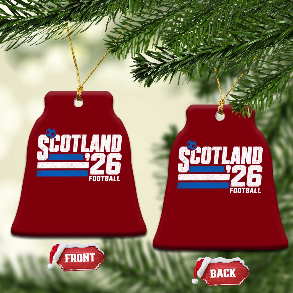 Scotland Football Fan Ceramic Ornament Scottish Soccer Supporter Scottish Flag 2026