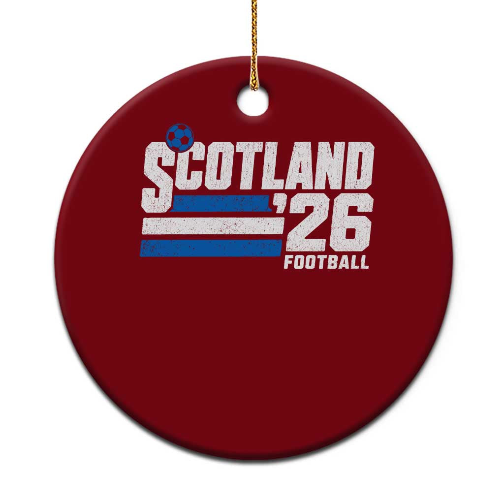 Scotland Football Fan Ceramic Ornament Scottish Soccer Supporter Scottish Flag 2026