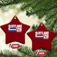 Scotland Football Fan Ceramic Ornament Scottish Soccer Supporter Scottish Flag 2026