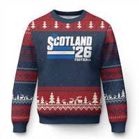 Scotland Football Fan Ugly Christmas Sweater Scottish Soccer Supporter Scottish Flag 2026