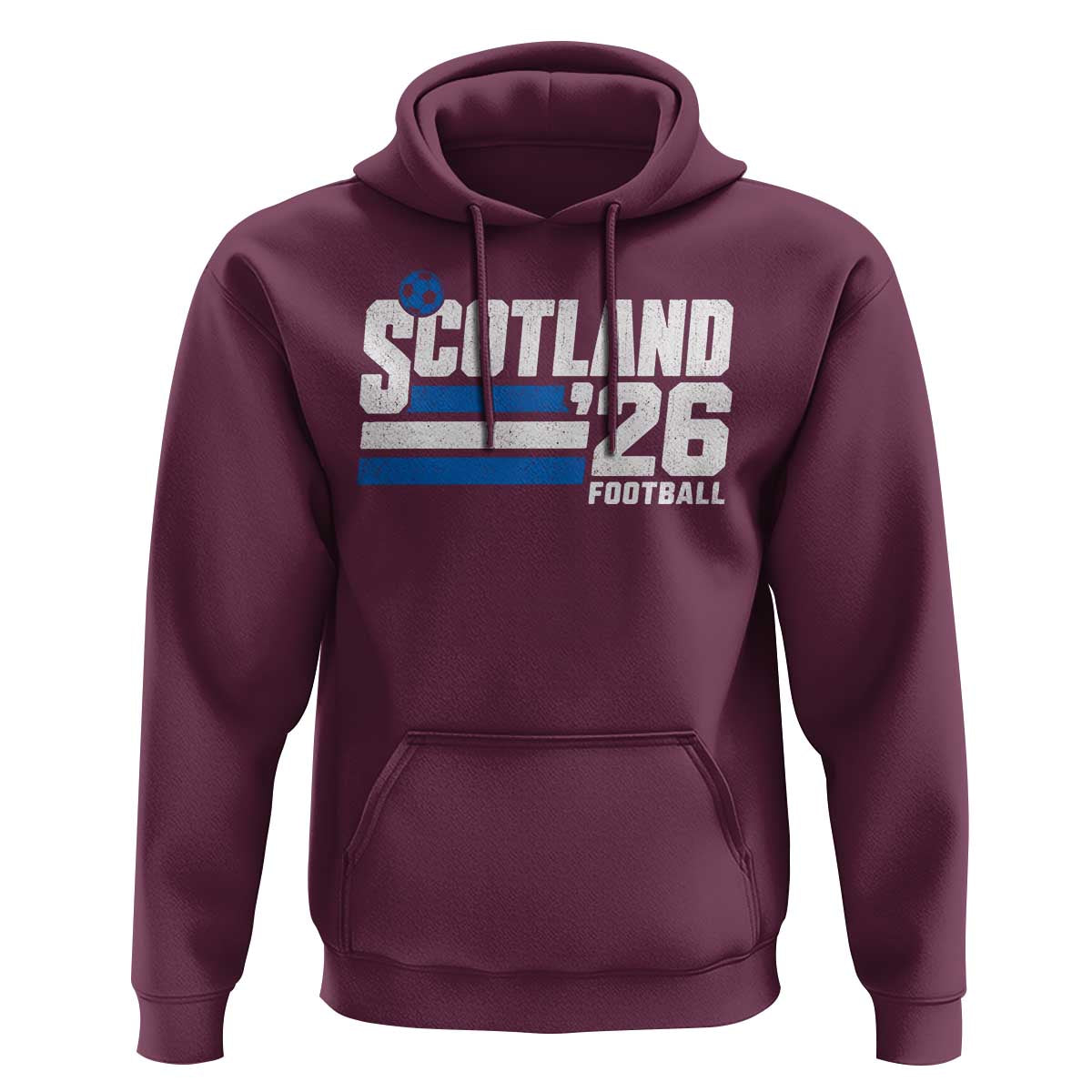 Scotland Football Fan Hoodie Scottish Soccer Supporter Scottish Flag 2026