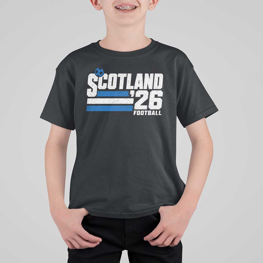 Scotland Football Fan T Shirt For Kid Scottish Soccer Supporter Scottish Flag 2026