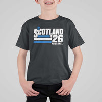 Scotland Football Fan T Shirt For Kid Scottish Soccer Supporter Scottish Flag 2026