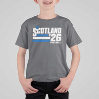 Scotland Football Fan T Shirt For Kid Scottish Soccer Supporter Scottish Flag 2026