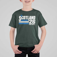 Scotland Football Fan T Shirt For Kid Scottish Soccer Supporter Scottish Flag 2026