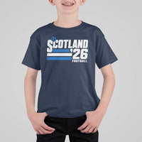 Scotland Football Fan T Shirt For Kid Scottish Soccer Supporter Scottish Flag 2026