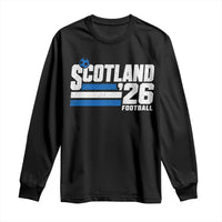 Scotland Football Fan Long Sleeve Shirt Scottish Soccer Supporter Scottish Flag 2026
