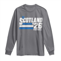 Scotland Football Fan Long Sleeve Shirt Scottish Soccer Supporter Scottish Flag 2026