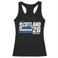 Scotland Football Fan Racerback Tank Top Scottish Soccer Supporter Scottish Flag 2026