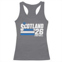 Scotland Football Fan Racerback Tank Top Scottish Soccer Supporter Scottish Flag 2026