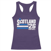 Scotland Football Fan Racerback Tank Top Scottish Soccer Supporter Scottish Flag 2026
