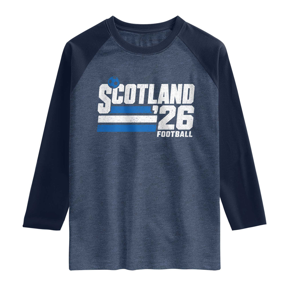 Scotland Football Fan Raglan Shirt Scottish Soccer Supporter Scottish Flag 2026