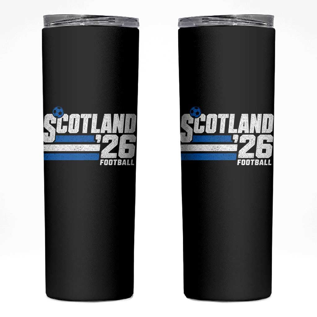 Scotland Football Fan Skinny Tumbler Scottish Soccer Supporter Scottish Flag 2026