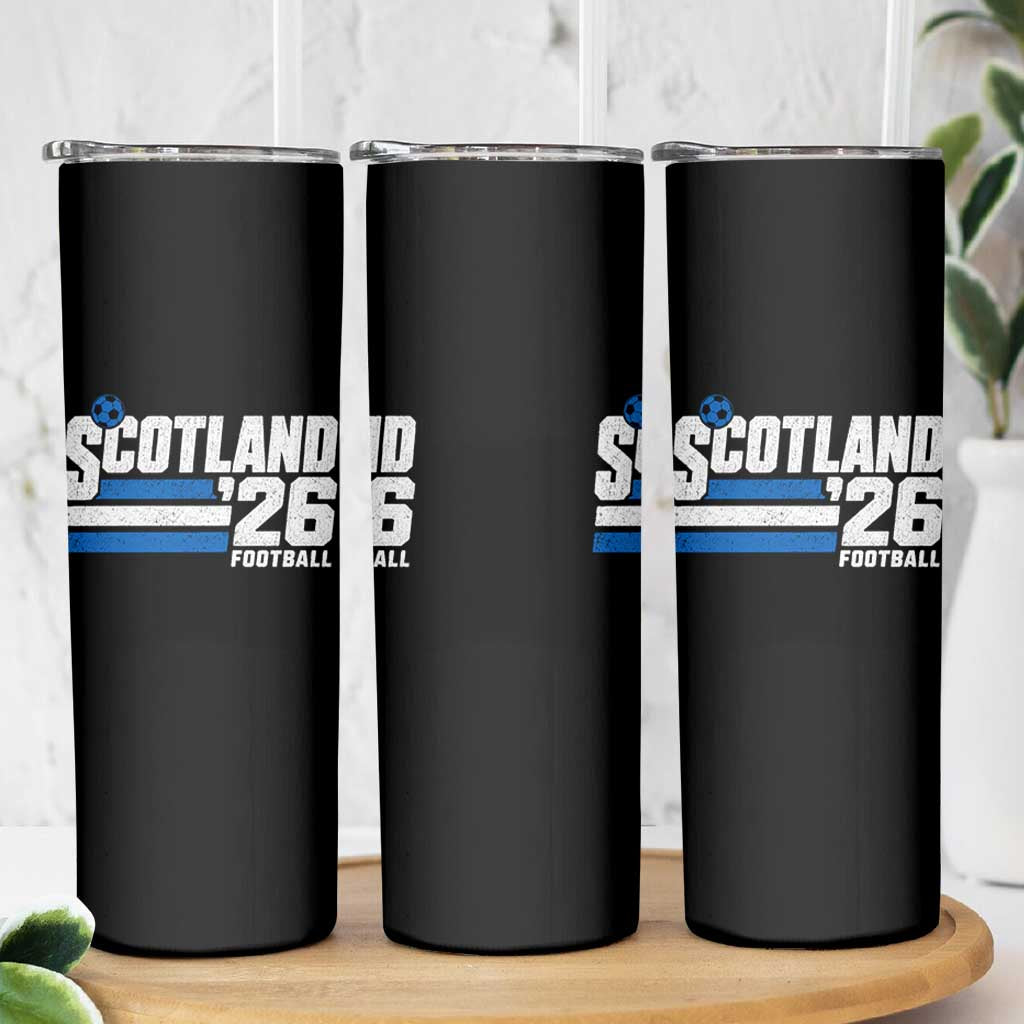 Scotland Football Fan Skinny Tumbler Scottish Soccer Supporter Scottish Flag 2026