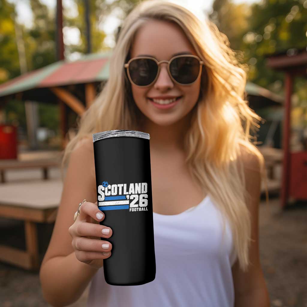 Scotland Football Fan Skinny Tumbler Scottish Soccer Supporter Scottish Flag 2026
