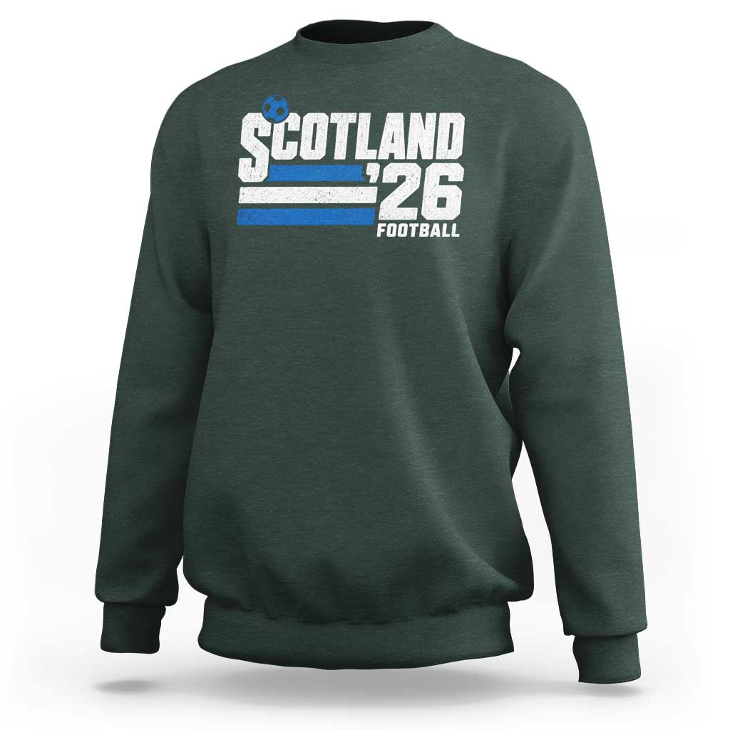 Scotland Football Fan Sweatshirt Scottish Soccer Supporter Scottish Flag 2026