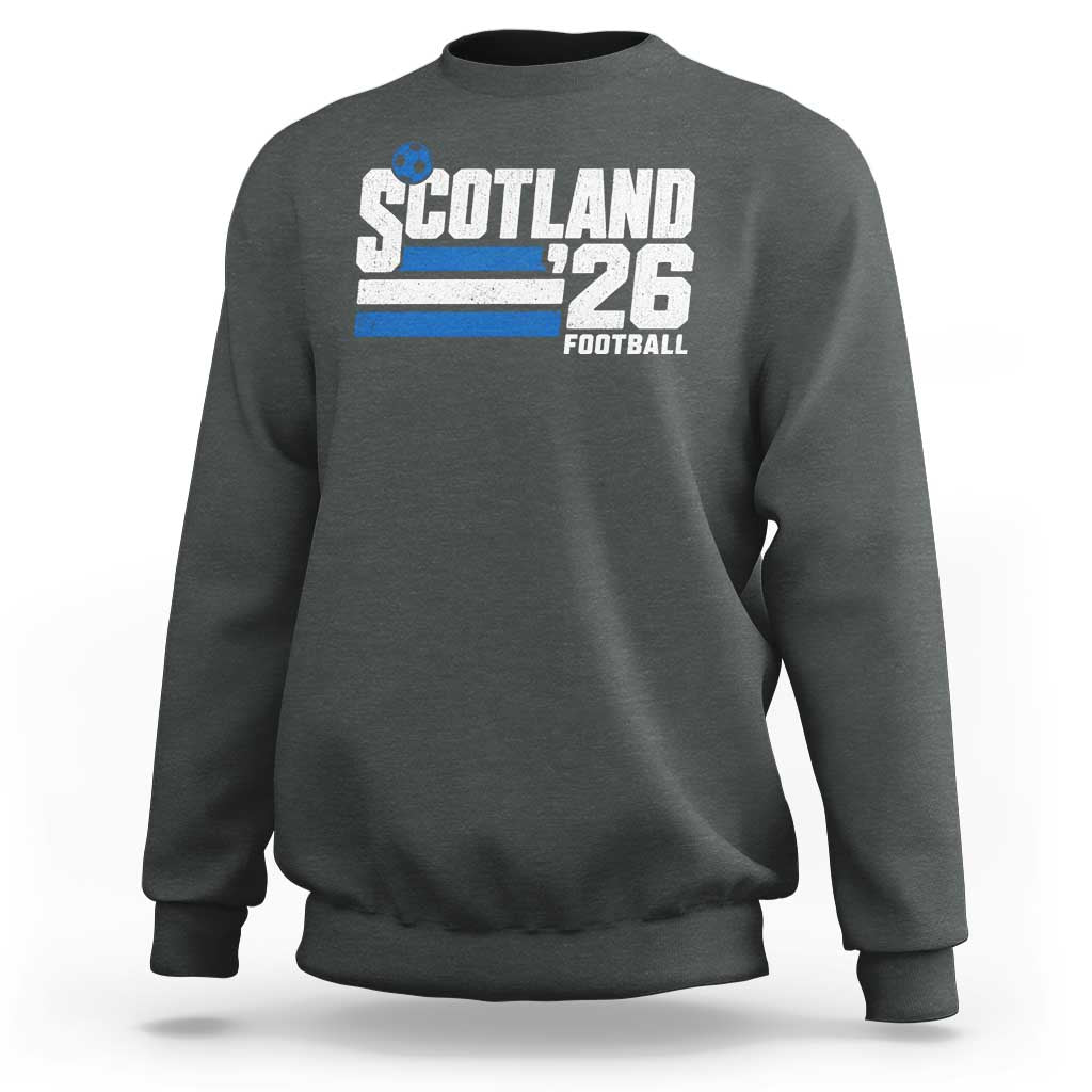 Scotland Football Fan Sweatshirt Scottish Soccer Supporter Scottish Flag 2026