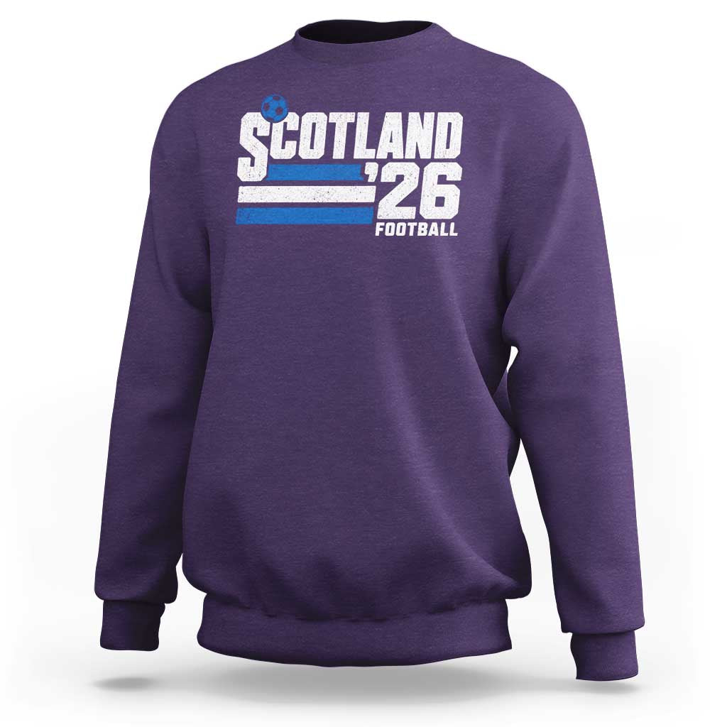 Scotland Football Fan Sweatshirt Scottish Soccer Supporter Scottish Flag 2026