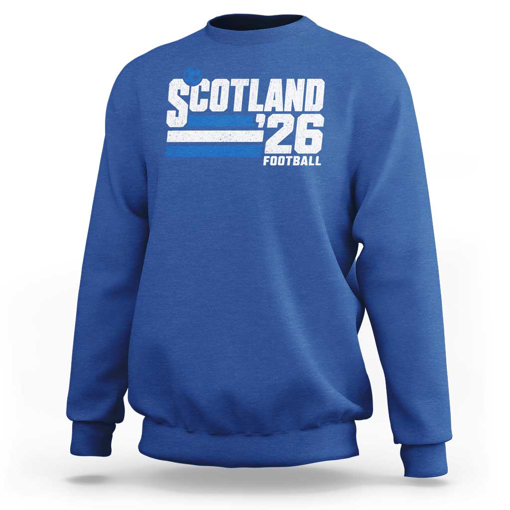 Scotland Football Fan Sweatshirt Scottish Soccer Supporter Scottish Flag 2026