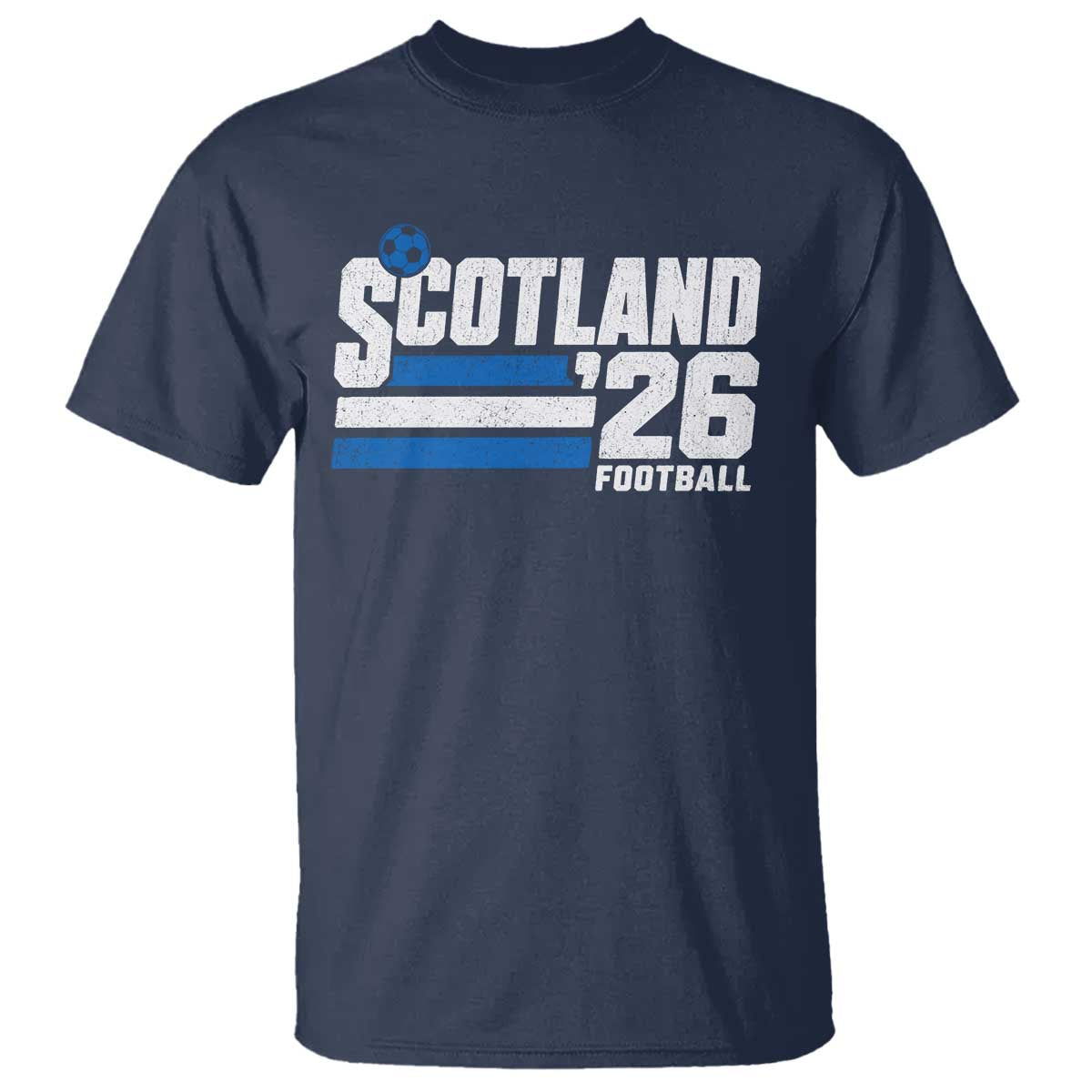 Scotland Football Fan T Shirt Scottish Soccer Supporter Scottish Flag 2026