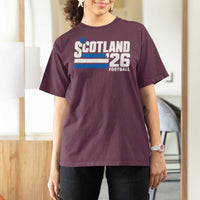 Scotland Football Fan T Shirt For Women Scottish Soccer Supporter Scottish Flag 2026