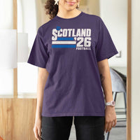 Scotland Football Fan T Shirt For Women Scottish Soccer Supporter Scottish Flag 2026
