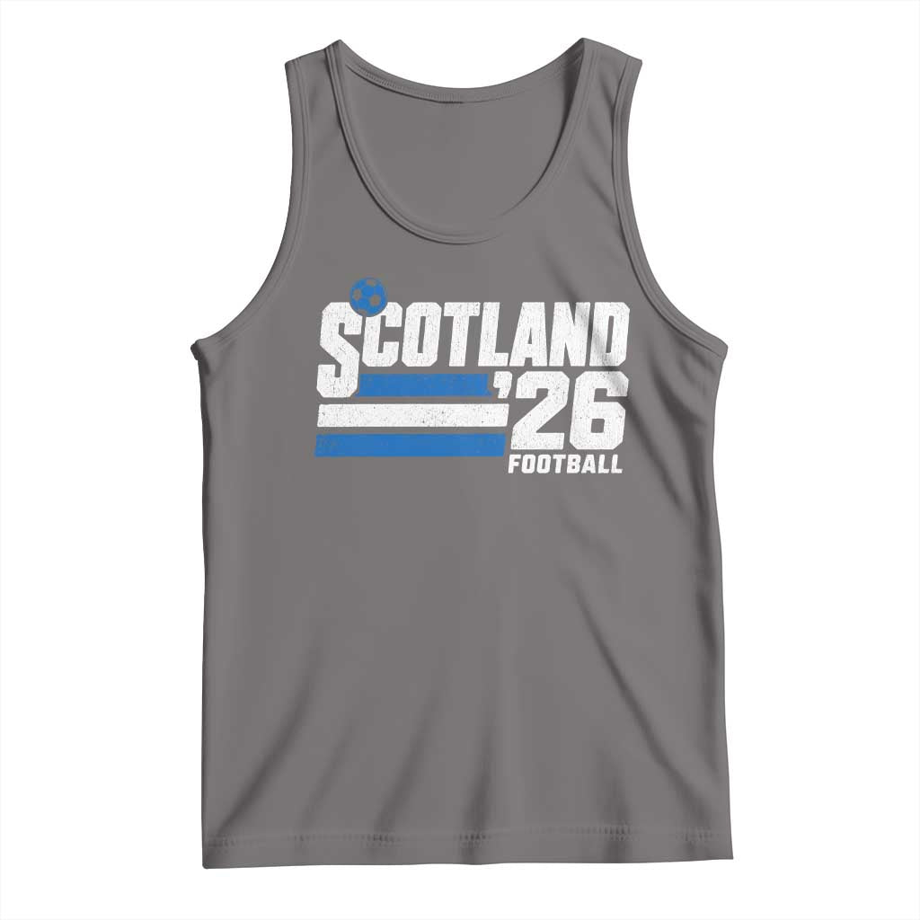 Scotland Football Fan Tank Top Scottish Soccer Supporter Scottish Flag 2026