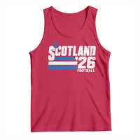 Scotland Football Fan Tank Top Scottish Soccer Supporter Scottish Flag 2026