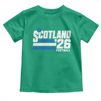 Scotland Football Fan Toddler T Shirt Scottish Soccer Supporter Scottish Flag 2026