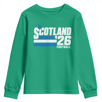 Scotland Football Fan Youth Sweatshirt Scottish Soccer Supporter Scottish Flag 2026