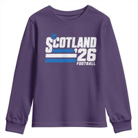 Scotland Football Fan Youth Sweatshirt Scottish Soccer Supporter Scottish Flag 2026
