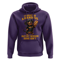 Funny Embarrassing Dachshund Hoodie Wiener Hot Dog Pun Crude Cringey Inappropriate Humor