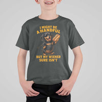 Funny Embarrassing Dachshund T Shirt For Kid Wiener Hot Dog Pun Crude Cringey Inappropriate Humor