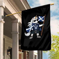 Funny Scotland Unicorn Garden Flag Cool Scottish Unicorn with Kilt Flag Scotland Pride Football Fans