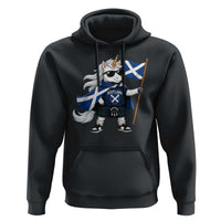 Funny Scotland Unicorn Hoodie Cool Scottish Unicorn with Kilt Flag Scotland Pride Football Fans