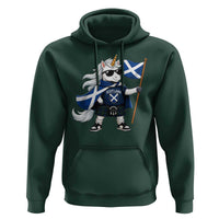 Funny Scotland Unicorn Hoodie Cool Scottish Unicorn with Kilt Flag Scotland Pride Football Fans