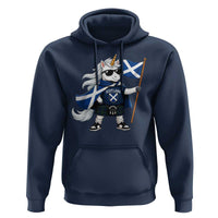 Funny Scotland Unicorn Hoodie Cool Scottish Unicorn with Kilt Flag Scotland Pride Football Fans