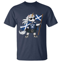 Funny Scotland Unicorn T Shirt Cool Scottish Unicorn with Kilt Flag Scotland Pride Football Fans