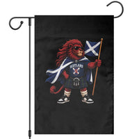 Proud Scotland Rampant Lion Garden Flag Scottish Flag Red Lion Mascot with Kilt Football Fans