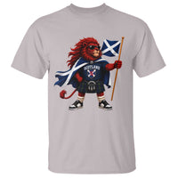 Proud Scotland Rampant Lion T Shirt Scottish Flag Red Lion Mascot with Kilt Football Fans