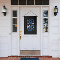 No Scotland No Party Scottish Garden Flag Retro Scottish Banner Fan Scotland Flag