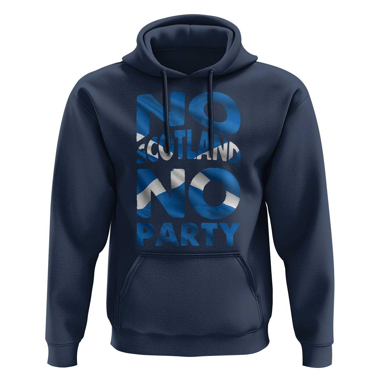 No Scotland No Party Scottish Hoodie Retro Scottish Banner Fan Scotland Flag