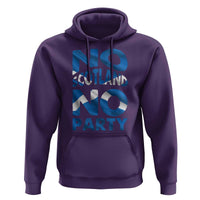 No Scotland No Party Scottish Hoodie Retro Scottish Banner Fan Scotland Flag