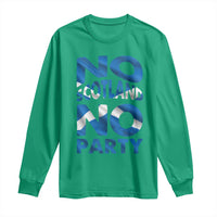 No Scotland No Party Scottish Long Sleeve Shirt Retro Scottish Banner Fan Scotland Flag