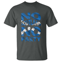 No Scotland No Party Scottish T Shirt Retro Scottish Banner Fan Scotland Flag