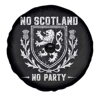 No Scotland No Party Scottish Flag Spare Tire Cover Retro Scotland Rampant Lion