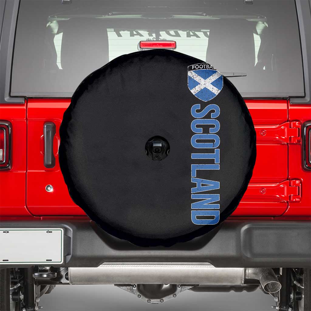 Scotland Soccer Spare Tire Cover Vintage SCOT Scottish Flag Graphic Football Fan