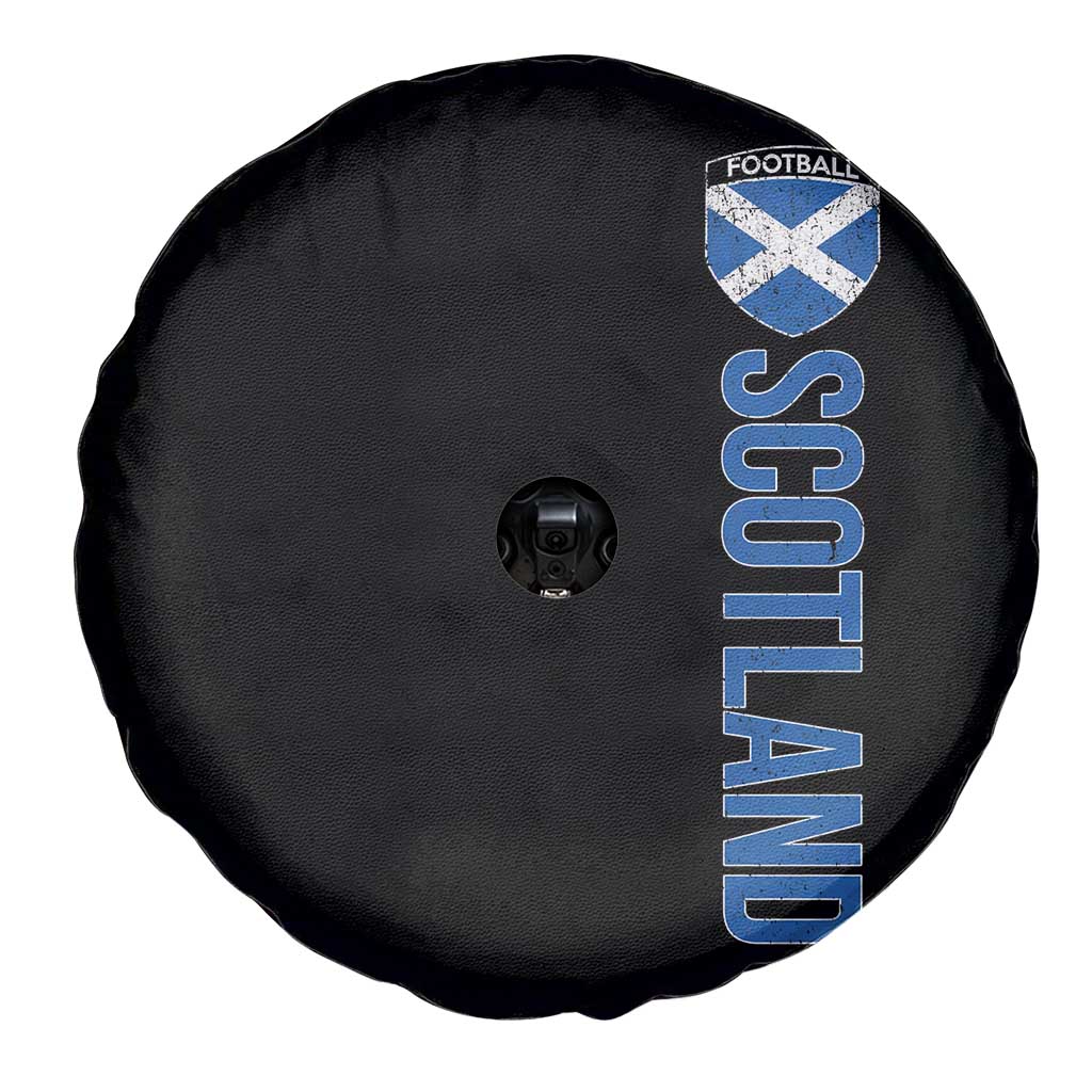 Scotland Soccer Spare Tire Cover Vintage SCOT Scottish Flag Graphic Football Fan