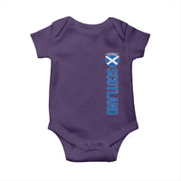 Scotland Soccer Baby Onesie Vintage SCOT Scottish Flag Graphic Football Fan